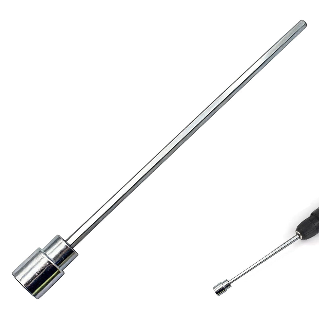 Adattatore Bohradapter da 30 cm, esagonale, con inserto da 19 mm per supporti di caravan