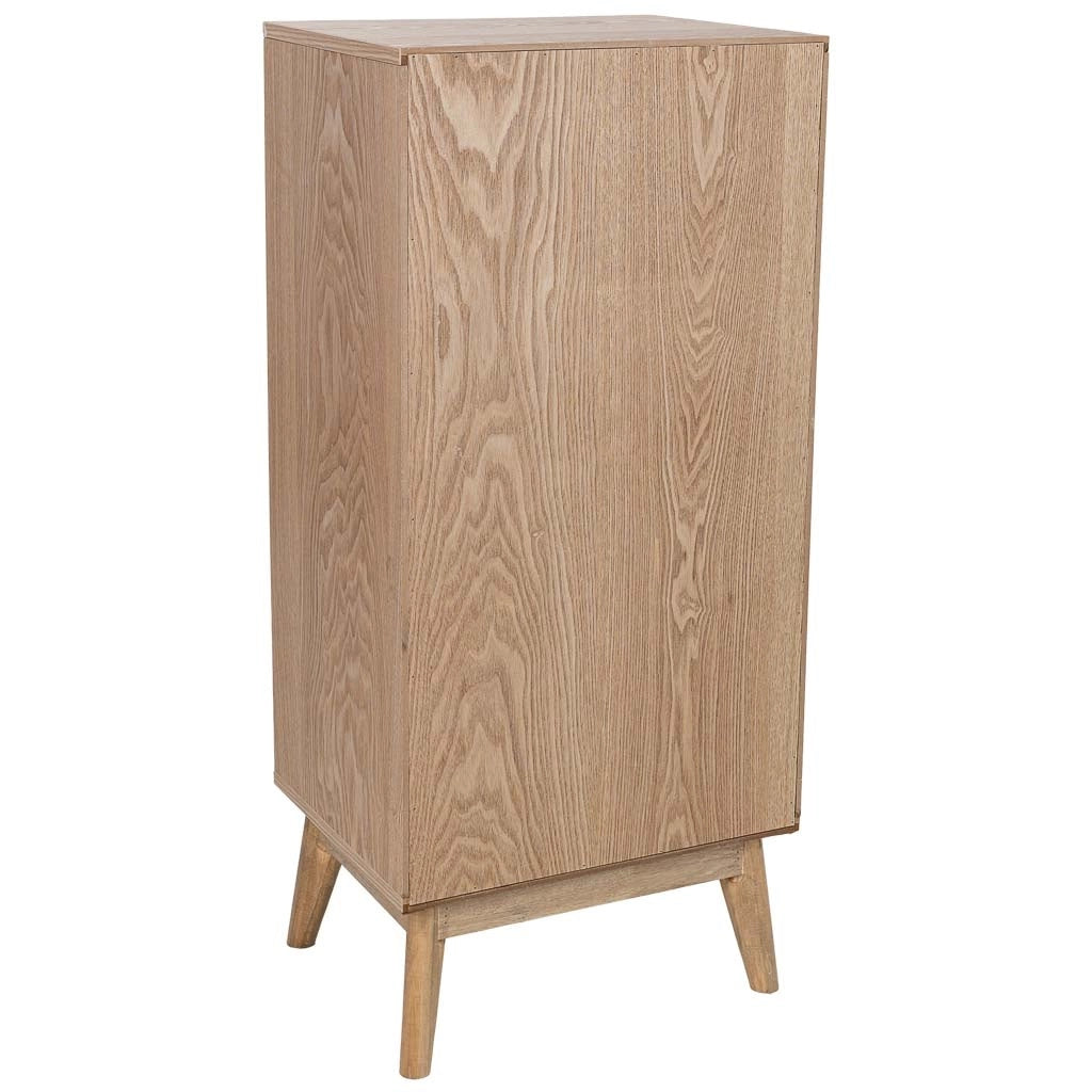 Cassettiera in legno marrone 45x36x100h cm