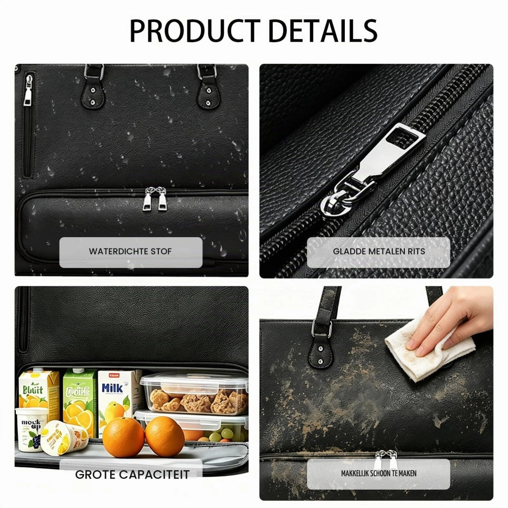 Custodia per laptop da 15,6 pollici, con scomparto refrigerante isolato, colore bianco