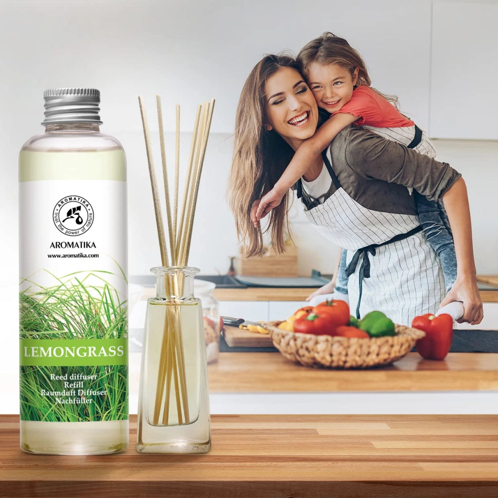 Ricarica profumatore d'ambiente Lemongrass & Cocco, 400 ml (2 flaconi da 200 ml)