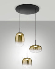 Lampada a Sospensione Brio LED 21W Oro Sfumato - Fabas Luce