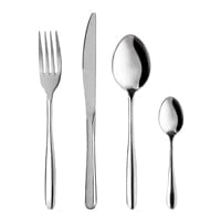 Set di posate Omega, 24 pezzi, acciaio inossidabile, colore argento, per 6 persone