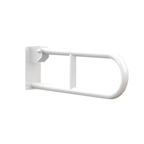 Barra ribaltabile da muro Help in acciaio bianco 70 cm