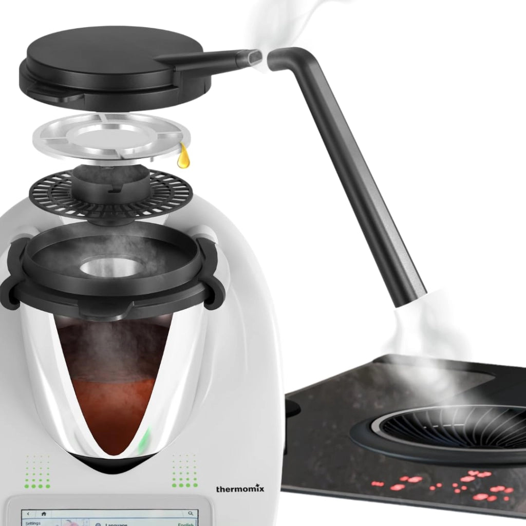 Valvola di sfogo per Thermomix TM6/TM5, con filtro antigrasso, girevole a 360°