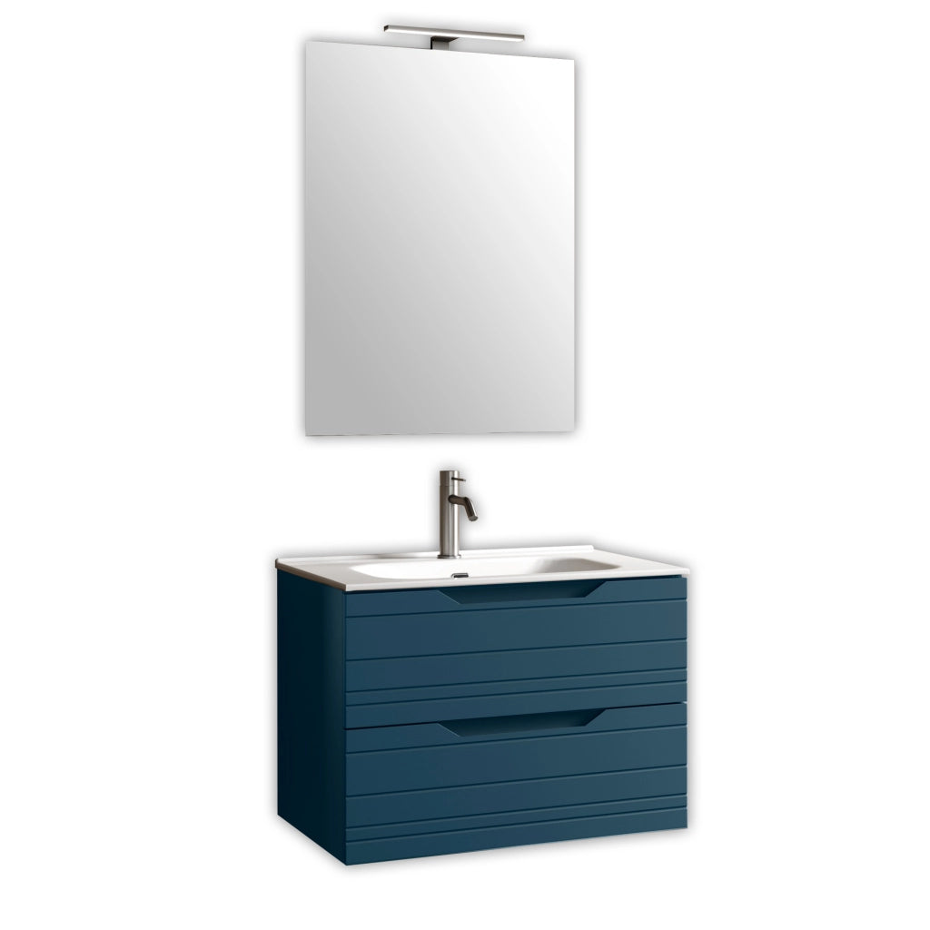 Composizione 4 pezzi SOLMIRA blu