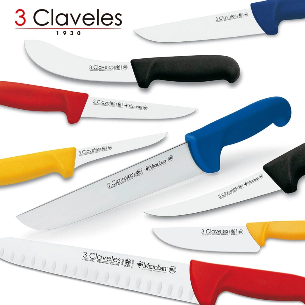 Coltello da chef Proflex, lama in acciaio inossidabile, manico nero
