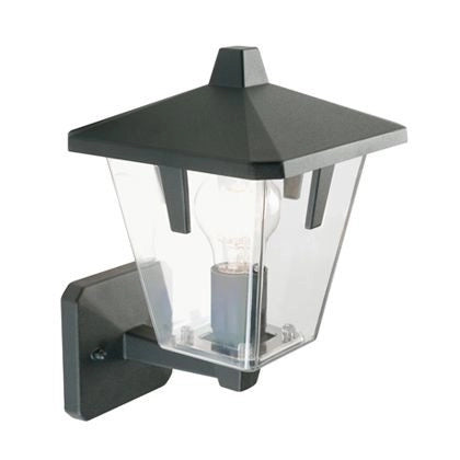 Applique In Alto E27 linea eureka nero