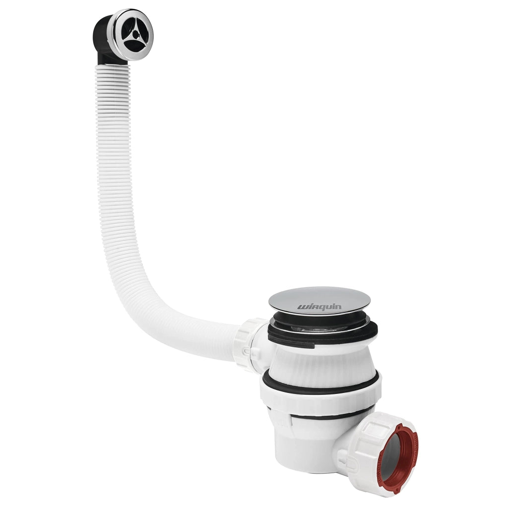 Scarico per lavabo XS Pure Quick Clac con troppofilo, cromato