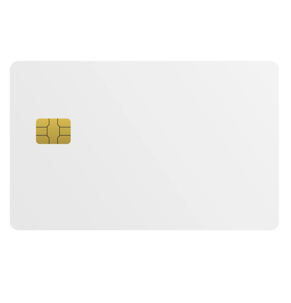 Smartcard FIDO2 + PIV + MIFARE, RSA-4096, NFC, PVC bianco