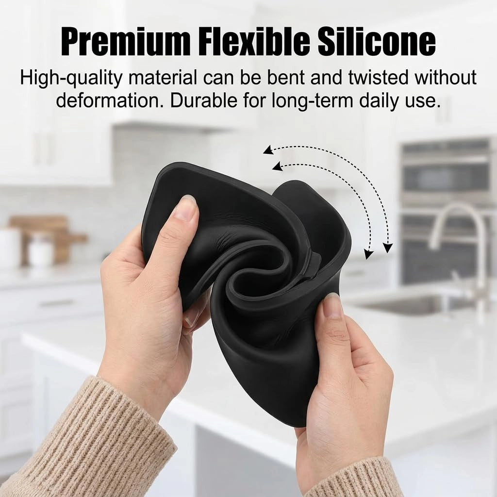 Protezione per schermo in silicone, compatibile con TM7, colore nero, confezione da 1 pezzo