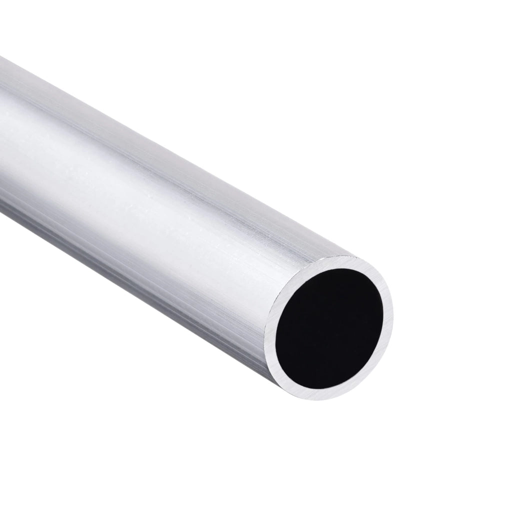 Confezione da 3 tubi rotondi in alluminio, diametro 12x10 mm, lunghezza 250 mm