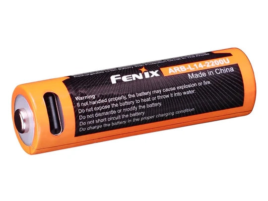 BATTERIA ricaricabile Li-ion FENIX 14500 1,5V 2200 mAh