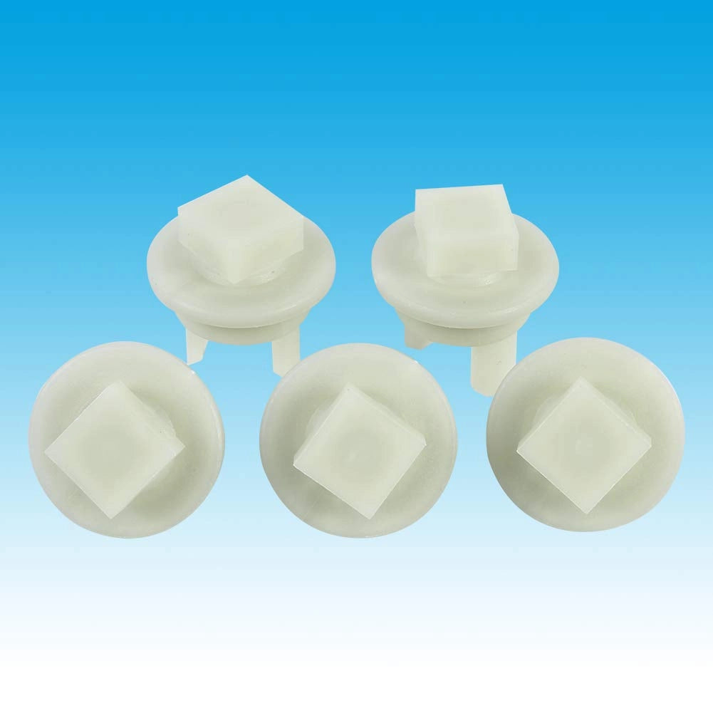 Set di lame per macinacarne, 5 pezzi, in plastica, colore bianco, diametro 2,1 cm