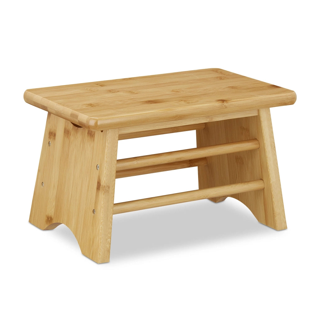 Bastone da passeggio in bambù, dimensioni 20x33x21,5 cm, portata massima 100 kg, colore naturale