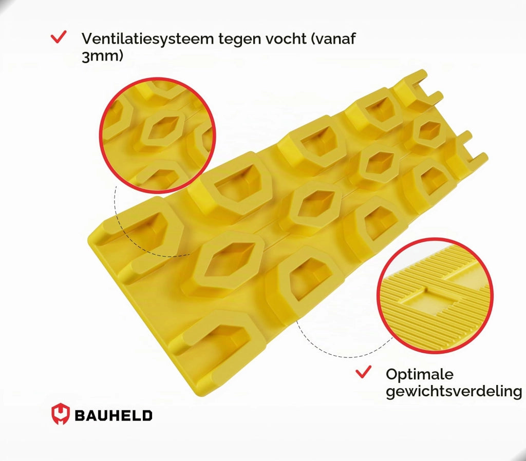 Blocchetti antinebbia, 100 pezzi, dimensioni 100x20 mm, materiale plastico, spessore da 1 a 6 mm
