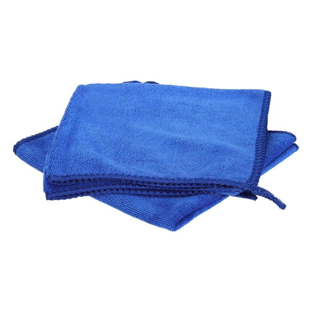 Panni in microfibra, 35x35 cm, confezione da 2, colore blu zaffiro