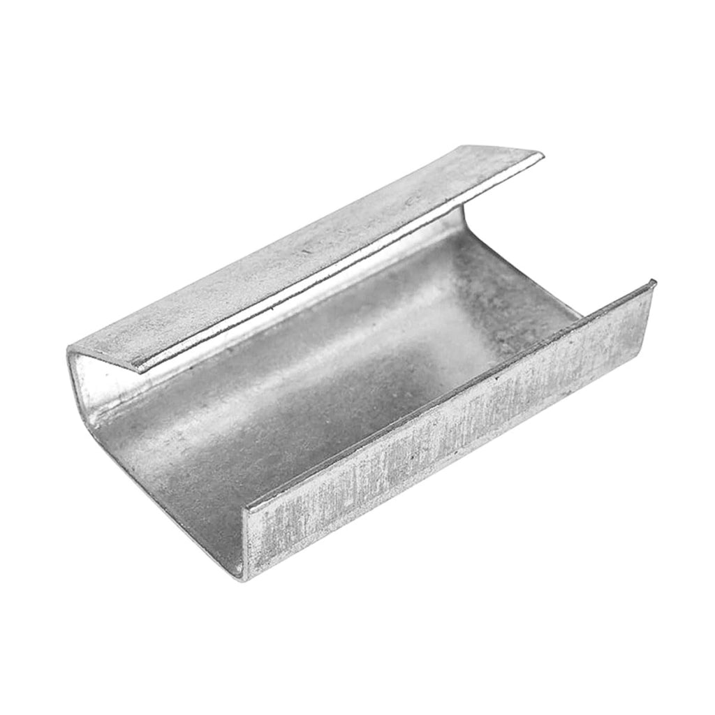 Chiusure metalliche per sacchi, 500g, acciaio zincato, 25x16 mm