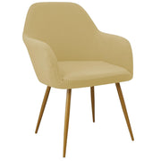 Copertura elastica in tessuto jacquard, colore giallo, confezione da 2 pezzi