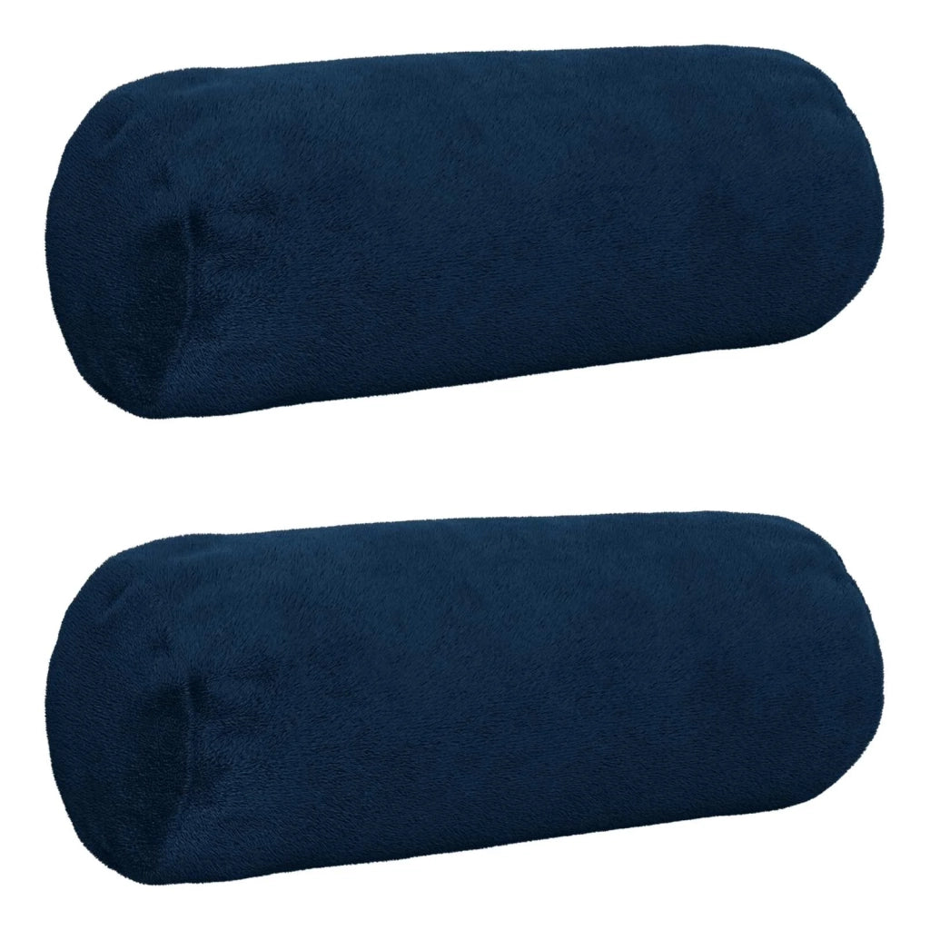 Federa 2 pz HEERLEN Blu navy Diam. 15 x 40 cm Flanella 923425