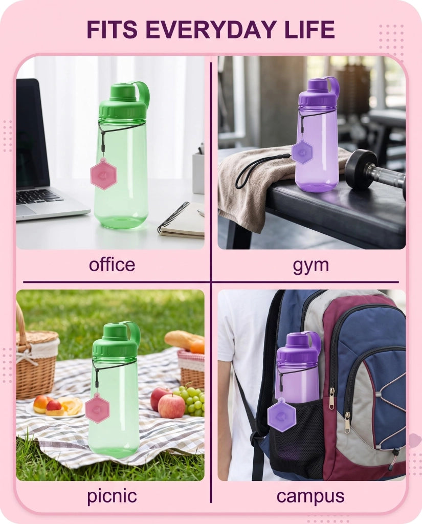 Contenitori per capsule aromatiche, set da 2, senza BPA, color lilla/rosa