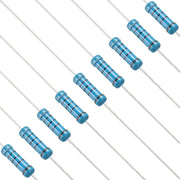 Resistenza da 91k Ohm, confezione da 50 pezzi, a film metallico, potenza 2W, tolleranza ±1%