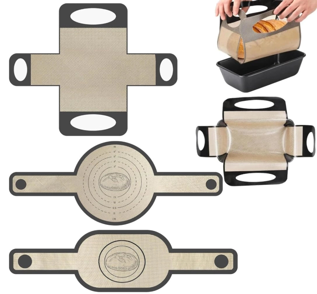 Sottopiatto per pentola olandese, set da 3 pezzi, forma ovale e rotonda, in silicone