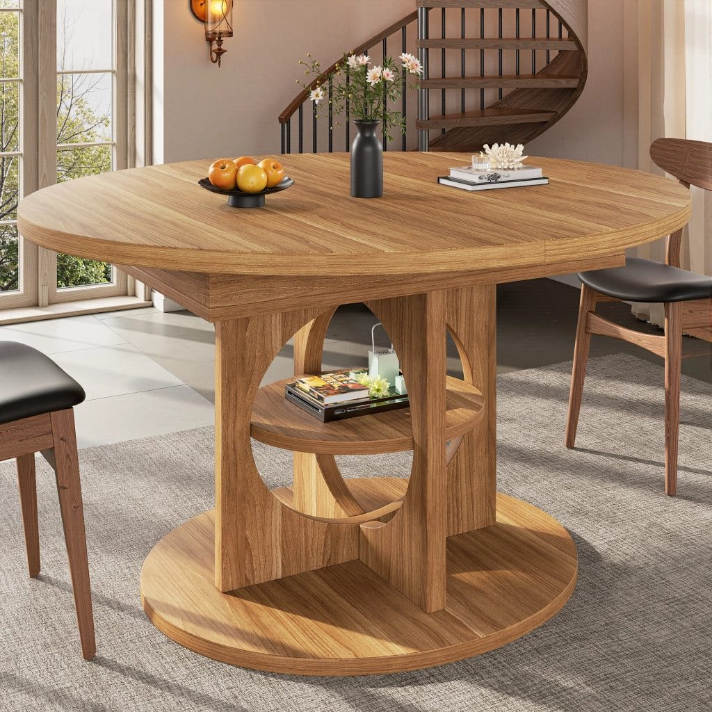 Tavolo da pranzo allungabile da 110 a 150 cm effetto legno