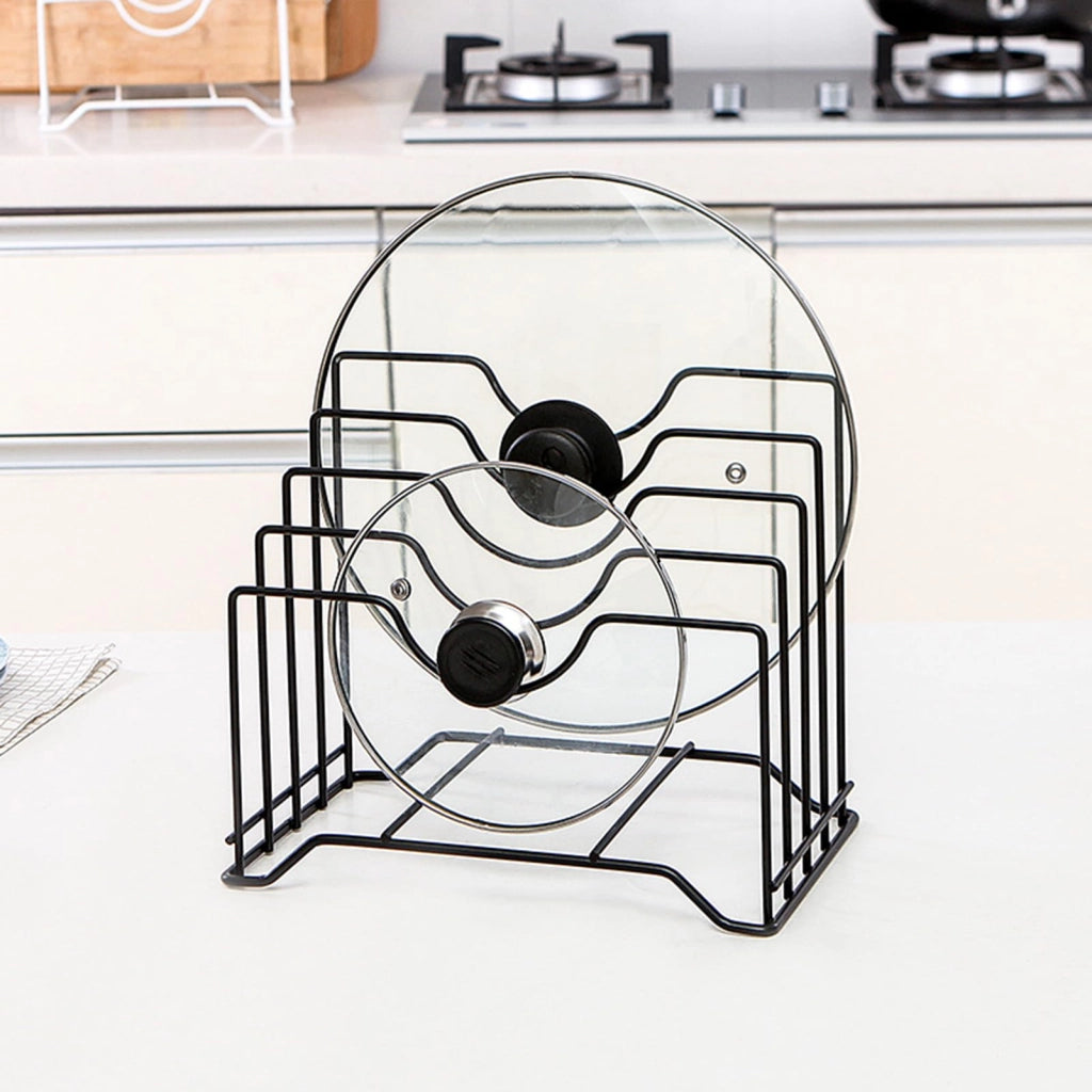 Organizzatore per taglieri, 4 scomparti, metallo, bianco