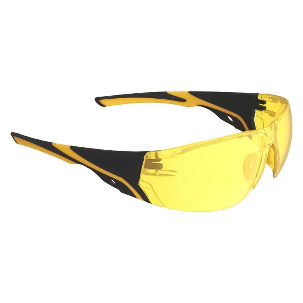 OCCHIALI DA LAVORO 'FLASH HIGH VISIBILITY' lente gialla policarbonato - UV400