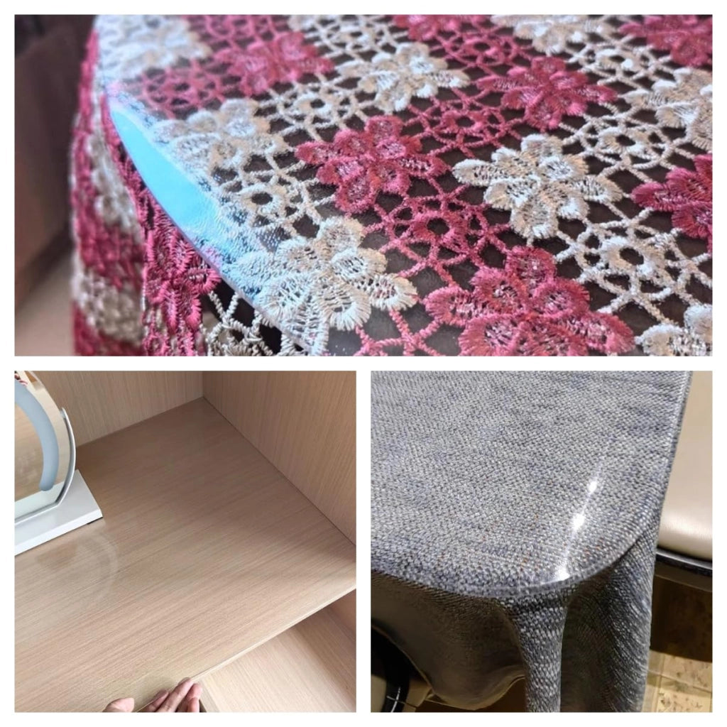 Copertura trasparente per tavolo, spessore 2 mm, dimensioni 40x60 cm, lavabile e impermeabile