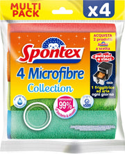 4 panni in microfibra per la pulizia, altamente assorbenti, dimensioni 30x30 cm