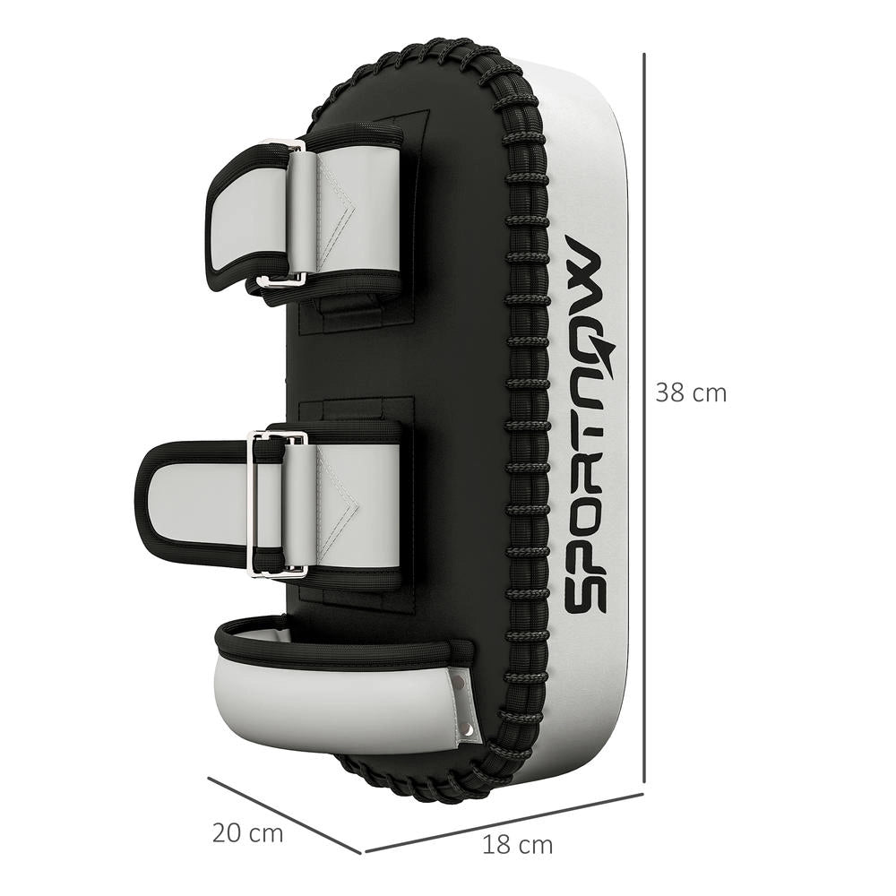 Colpitore da Braccio Imbottito per Boxe e Muay Thai in PU ed EPE 38x20x18 cm Nero, Regolabile e Robusto