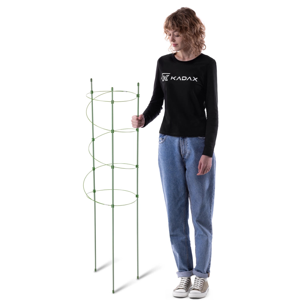 Supporto a spirale per piante KADAX 120 cm verde