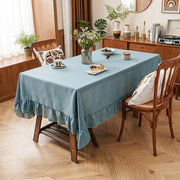 Tovaglia rettangolare blu, 140x100 cm