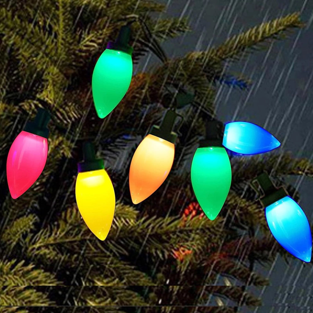 Catena luminosa LED C9 con 20 luci a forma di fragola, lunghezza 4,5 metri, grado di protezione IP44