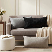 Cuscino da Lanciare 2 pz HEERLEN Grigio Chiaro 40 x 80 cm 925777