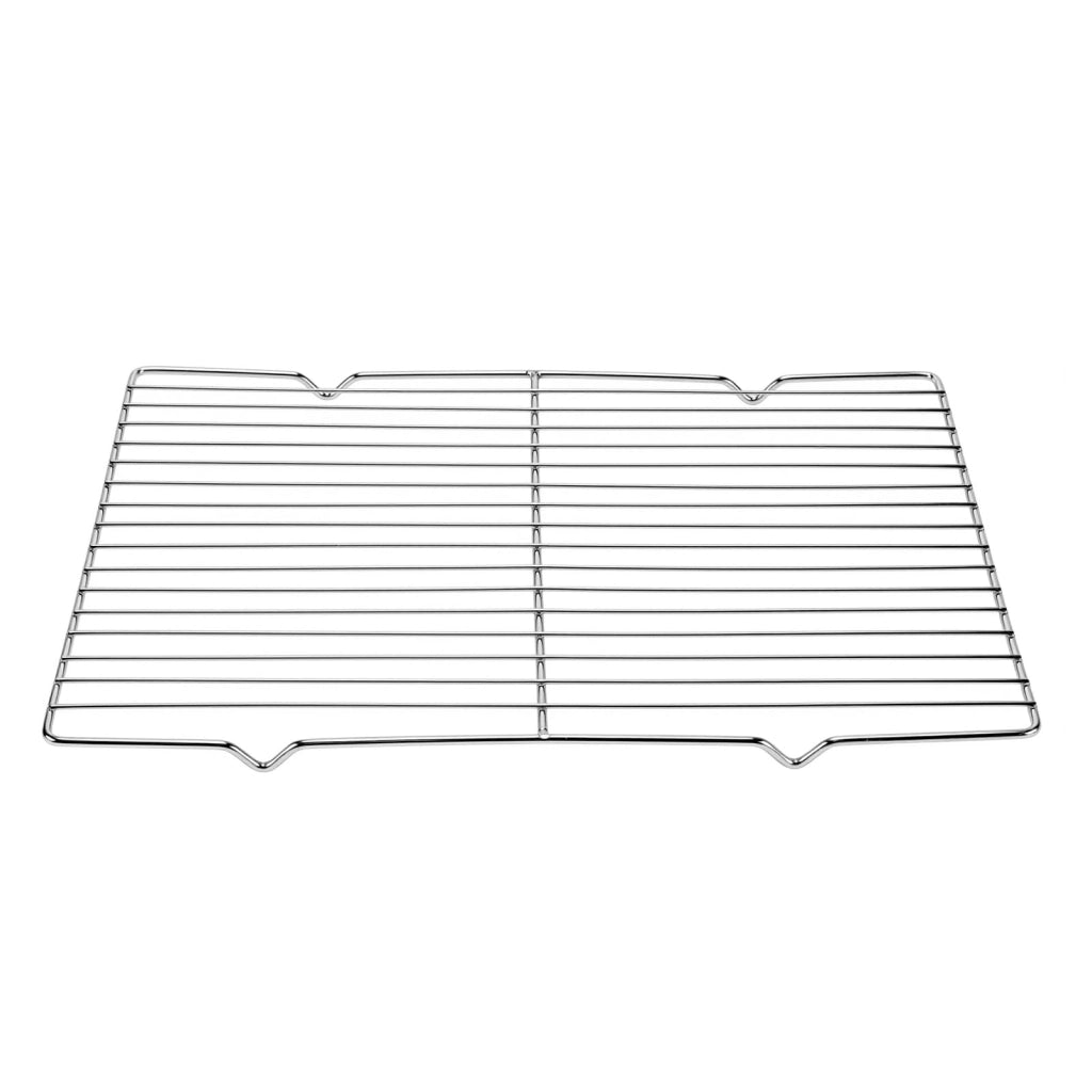 Set di 4 griglie di ventilazione, in acciaio inossidabile, dimensioni 29,5x22x1,5 cm, per forno e barbecue