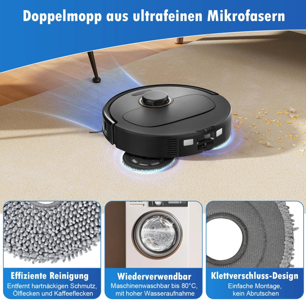 Set di accessori da 25 pezzi per aspirapolvere Roborock Qrevo Pro/S: spazzole, filtri, panni