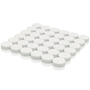 Magneti rotondi bianchi per lavagna, frigorifero e bacheca magnetica (40 pezzi, diametro 2 cm, plastica)