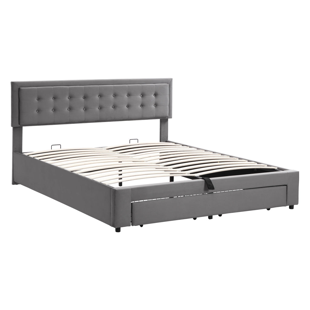 Letto matrimoniale 160x200 con contenitore e cassetti