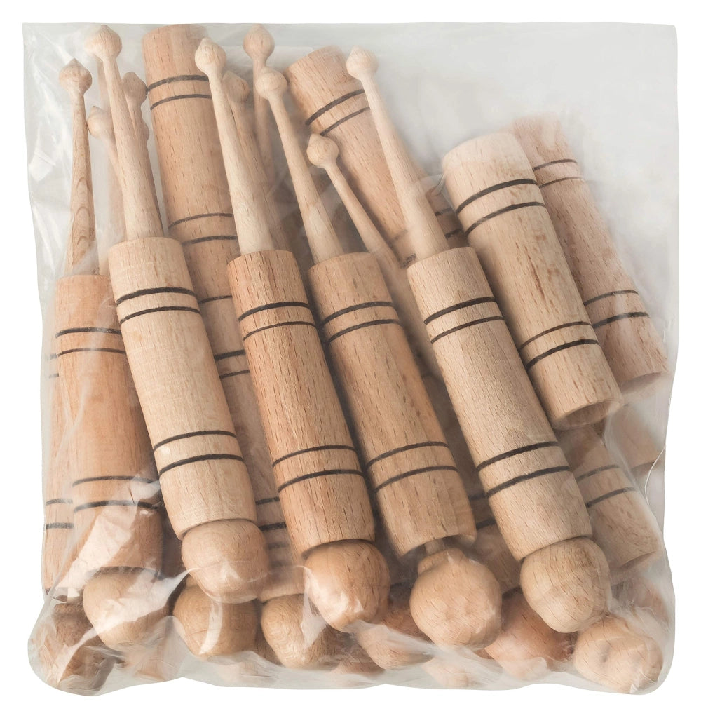 Holz-Klepel, confezione da 20 pezzi (10 set da 2), prodotto tradizionale