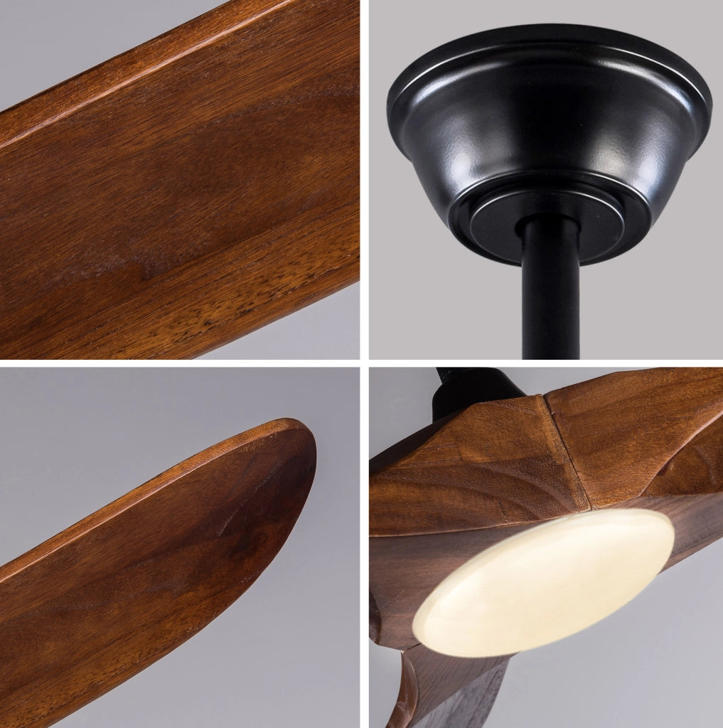 Ventilatore da soffitto da 42 pollici con luce LED e telecomando