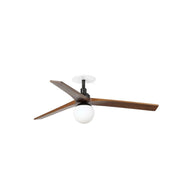KLIM RECESSED M Ventilatore da soffitto nero/noce E27 TUYA