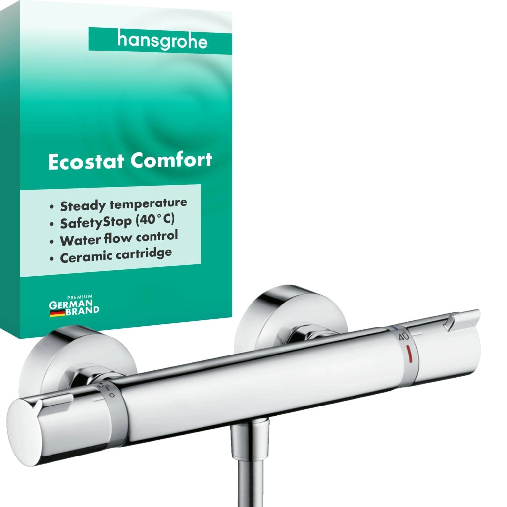Termostato per doccia da incasso Ecostat Comfort, cromo, 1 funzione, codice prodotto 13116000