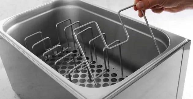 Bagno maria compatto da 28 litri, in acciaio inossidabile, con regolatore PID e potenza di 600 W