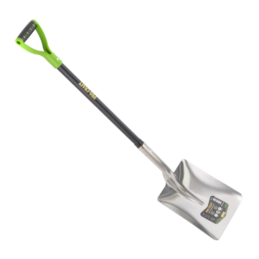 Pala in alluminio (2 mm) dritta Procraft GAS-1150, 24,5x115 cm, manico in vetroresina