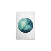 Stampa su tela, "Pianeta Verde", 50 x 75 cm, bianco e verde
