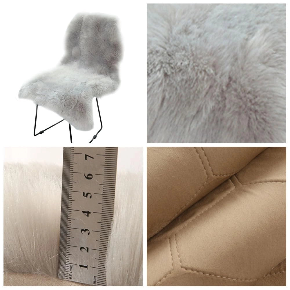 Tappeto in ecopelle, dimensioni 60x100 cm, a pelo lungo, morbido e soffice, ideale per il soggiorno