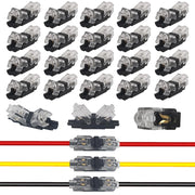 Connettore a spina H, unipolare, confezione da 20 pezzi, per cavi da 18-22 AWG, sezione 0,35-0,75 mm²