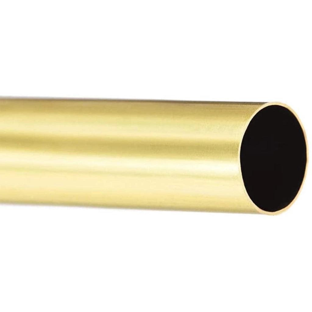 Tubo in ottone H65, diametro 100 mm, diametro esterno 8 mm, spessore parete 2 mm, senza saldature